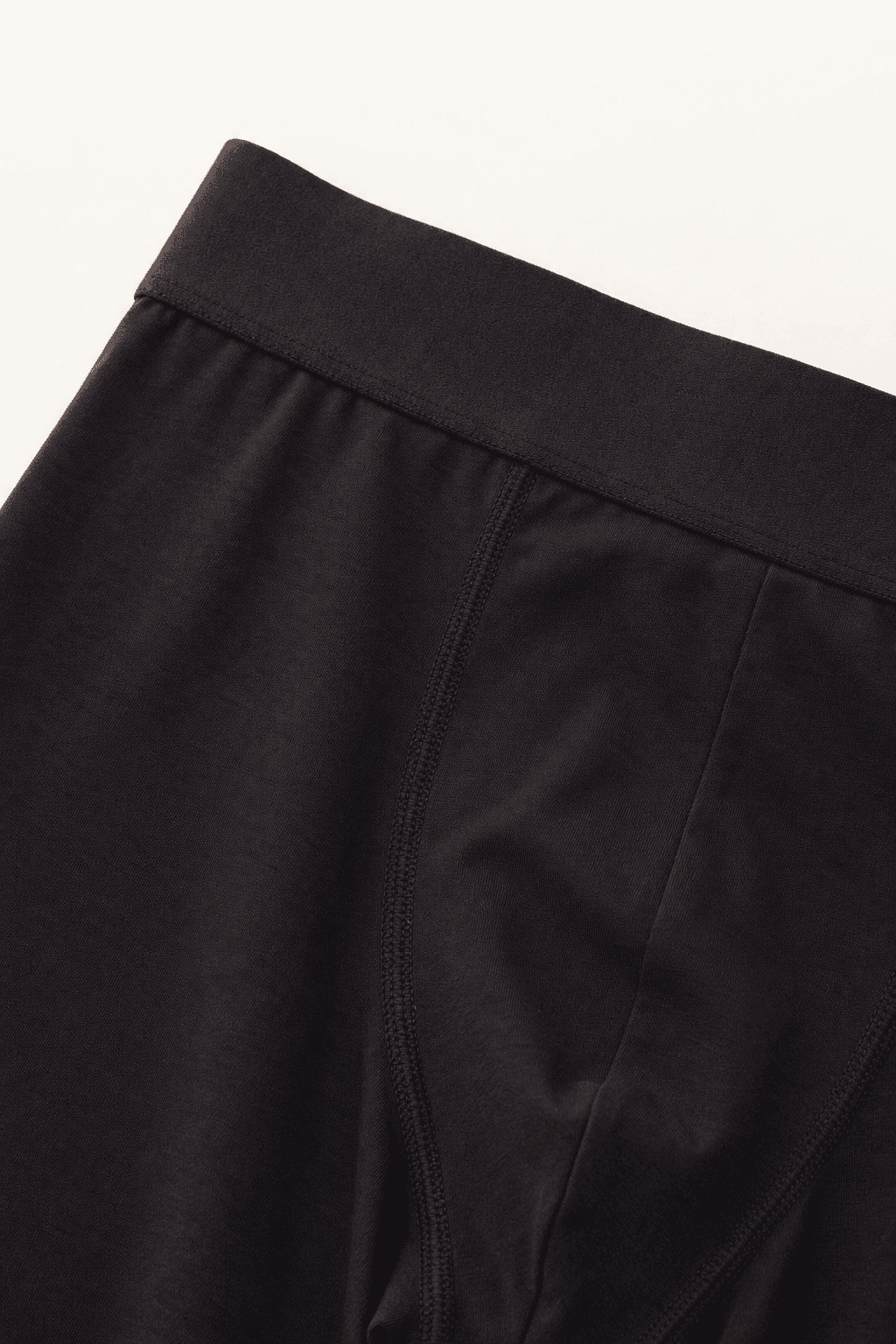 Dettaglio dell'elastico in vita del boxer in cotone Supima