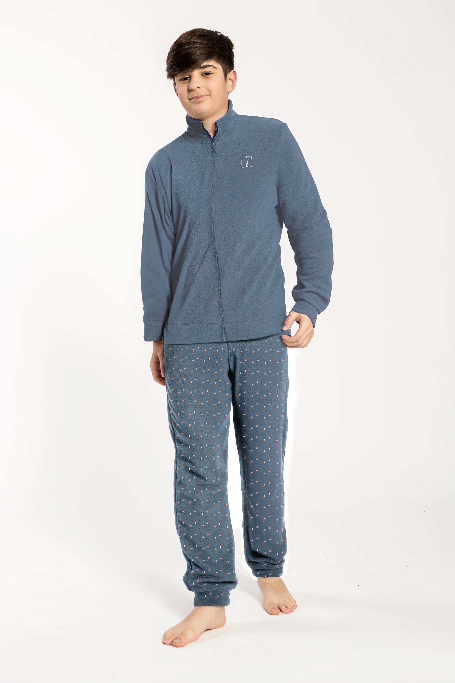 Pigiama Bimbo Coral Aperto C/Zip Felix