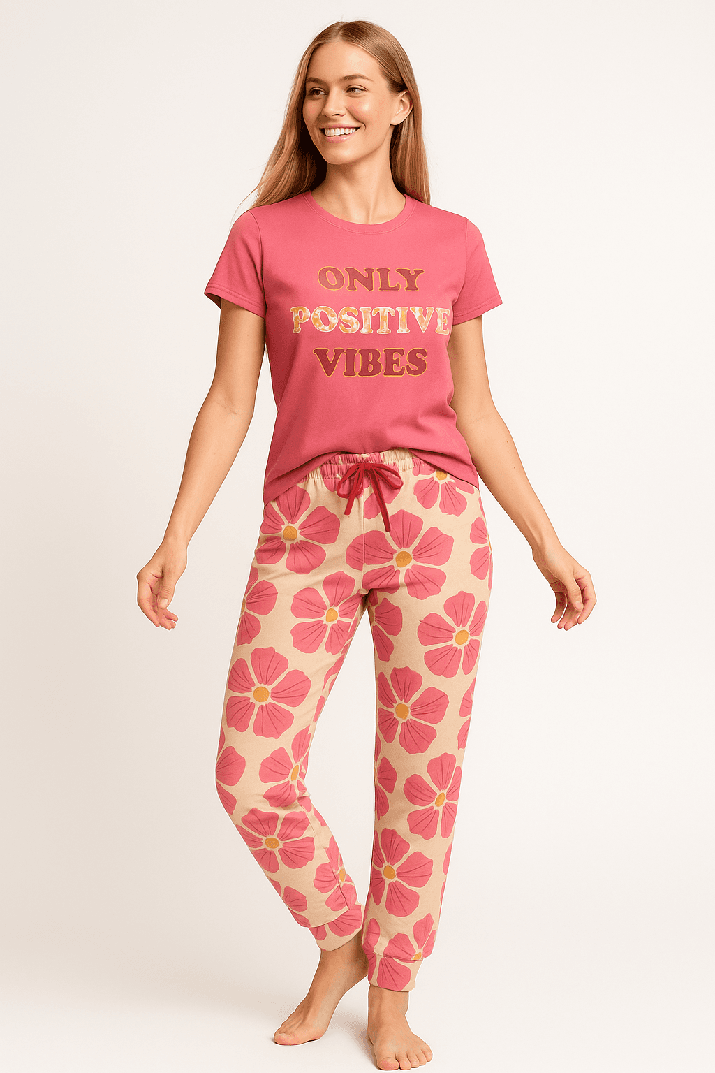 PIGIAMA DONNA TRE PEZZI CALIBRATO HANA