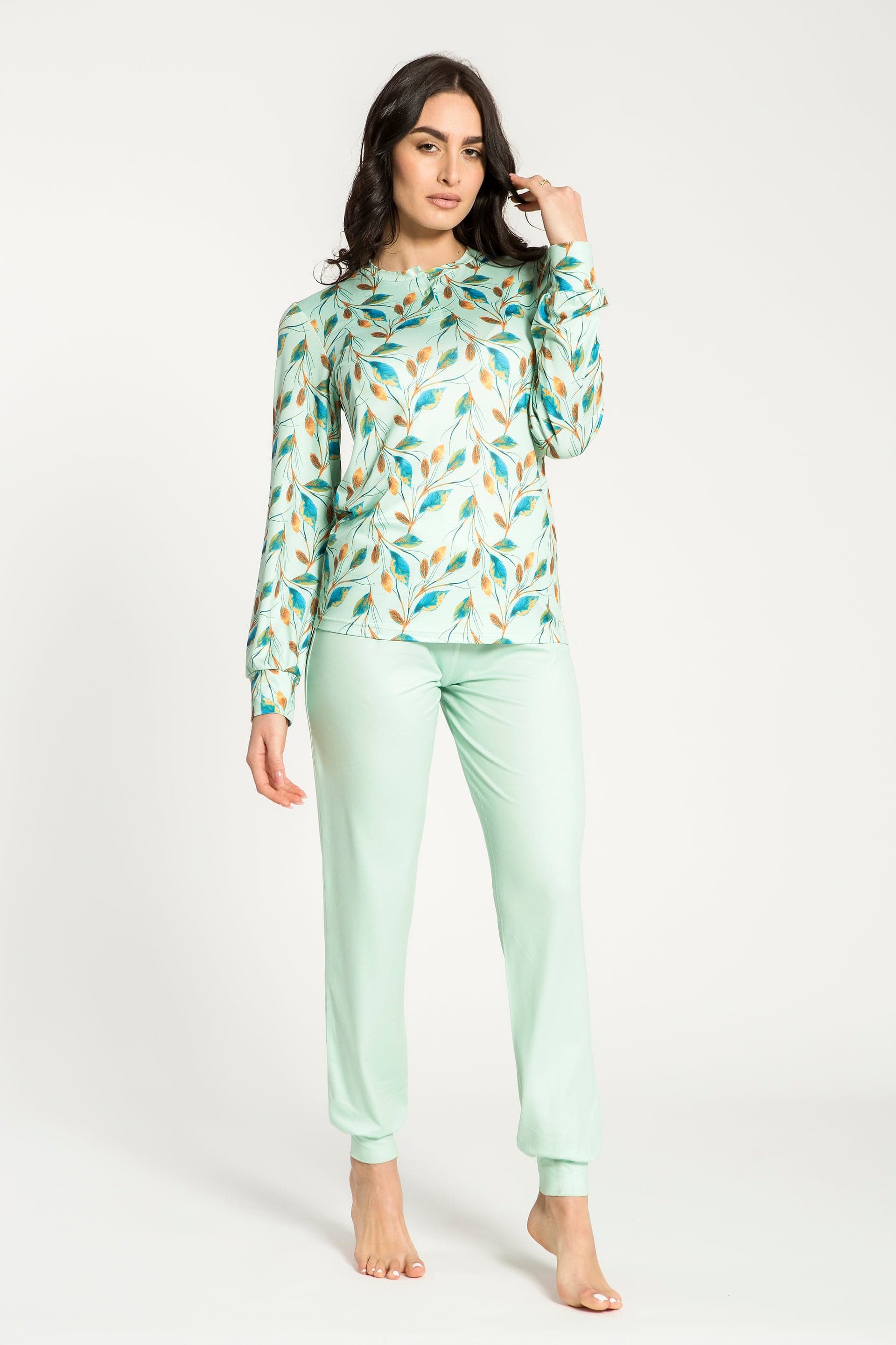 Pigiama Donna Milk Silk Foliage