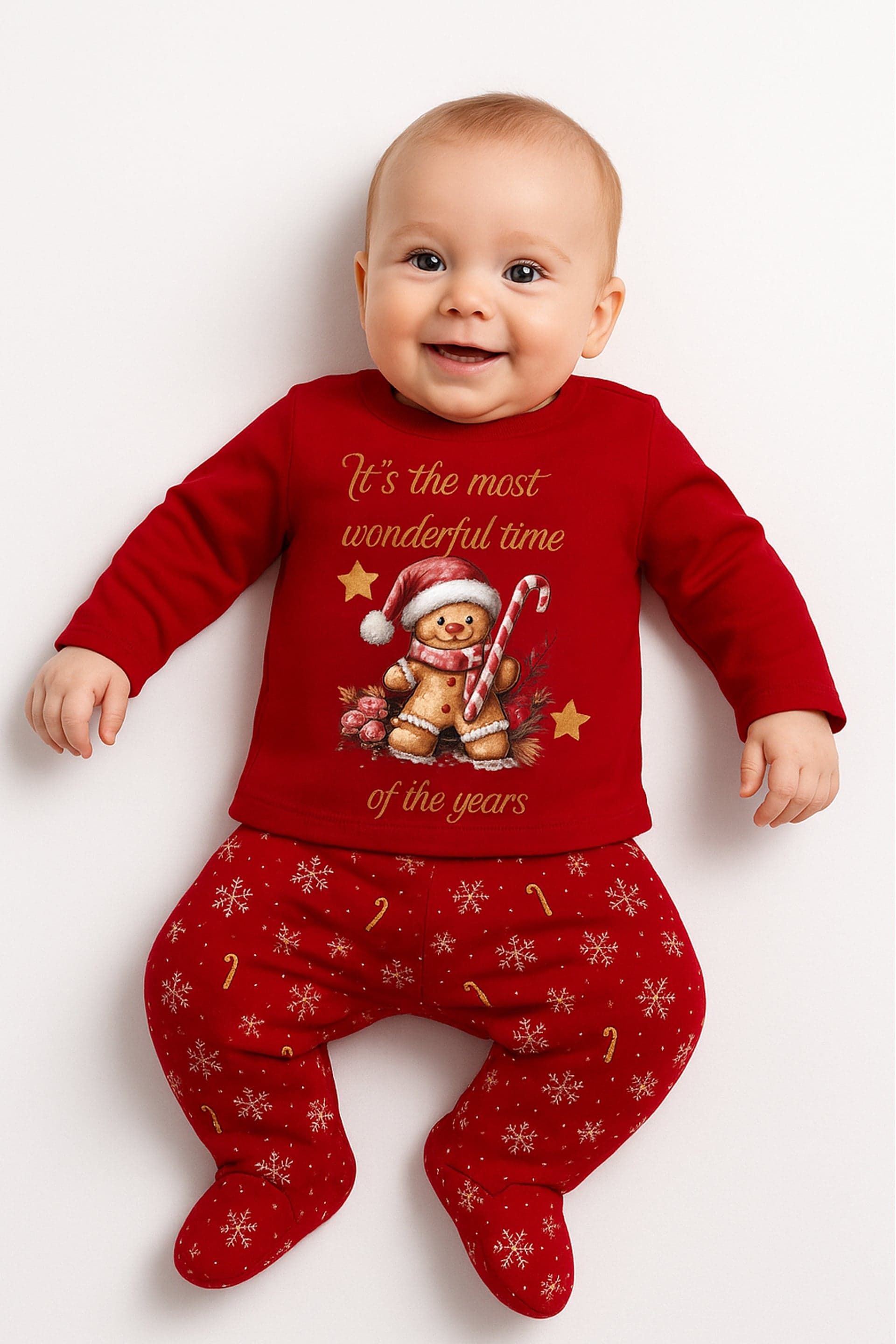 Pigiama Neonato Interlock Xmas Ginger