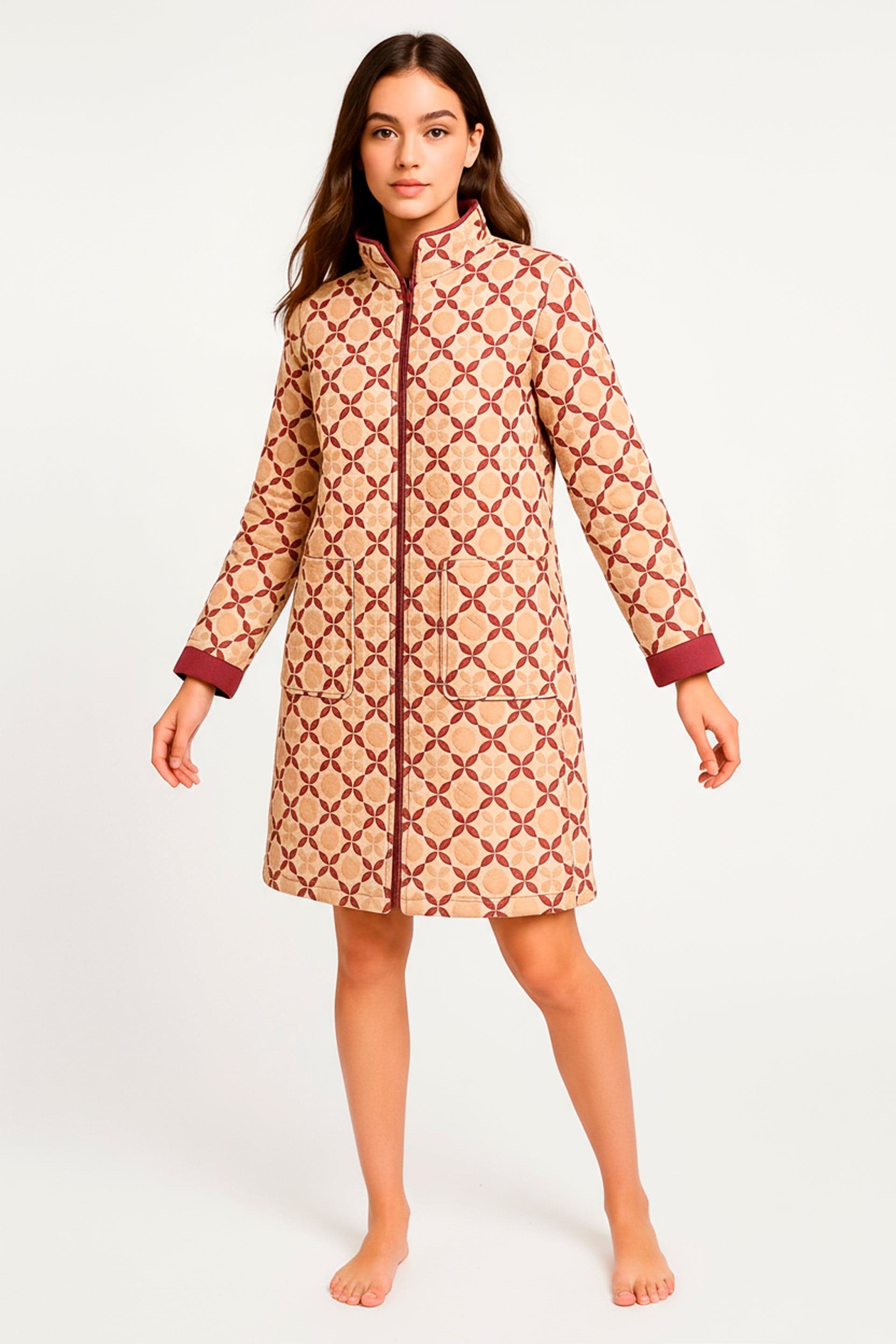 Vestaglia Bimba Flannel C/Zip Lola