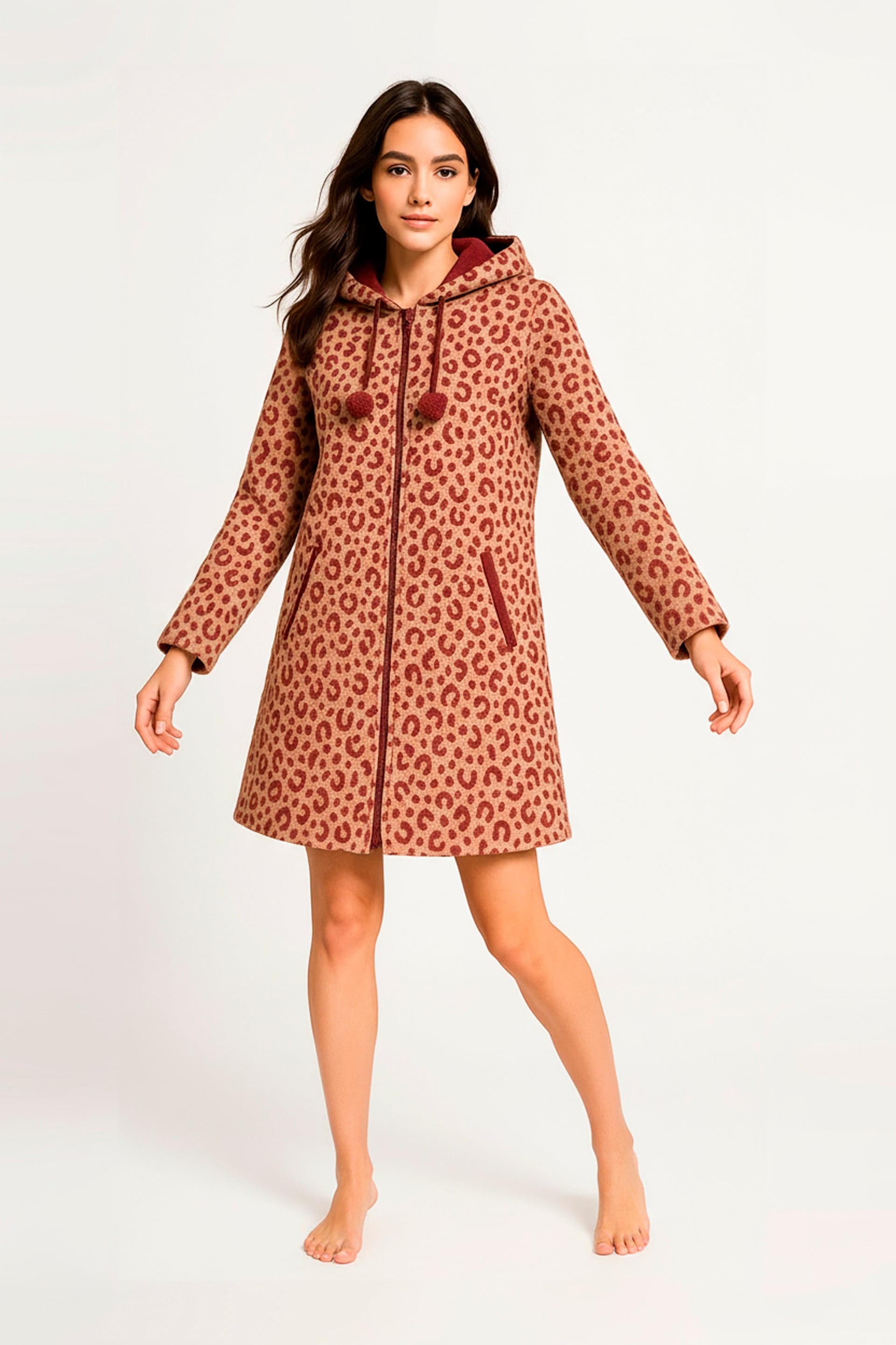 Vestaglia Bimba Flannel C/Zip Soledad