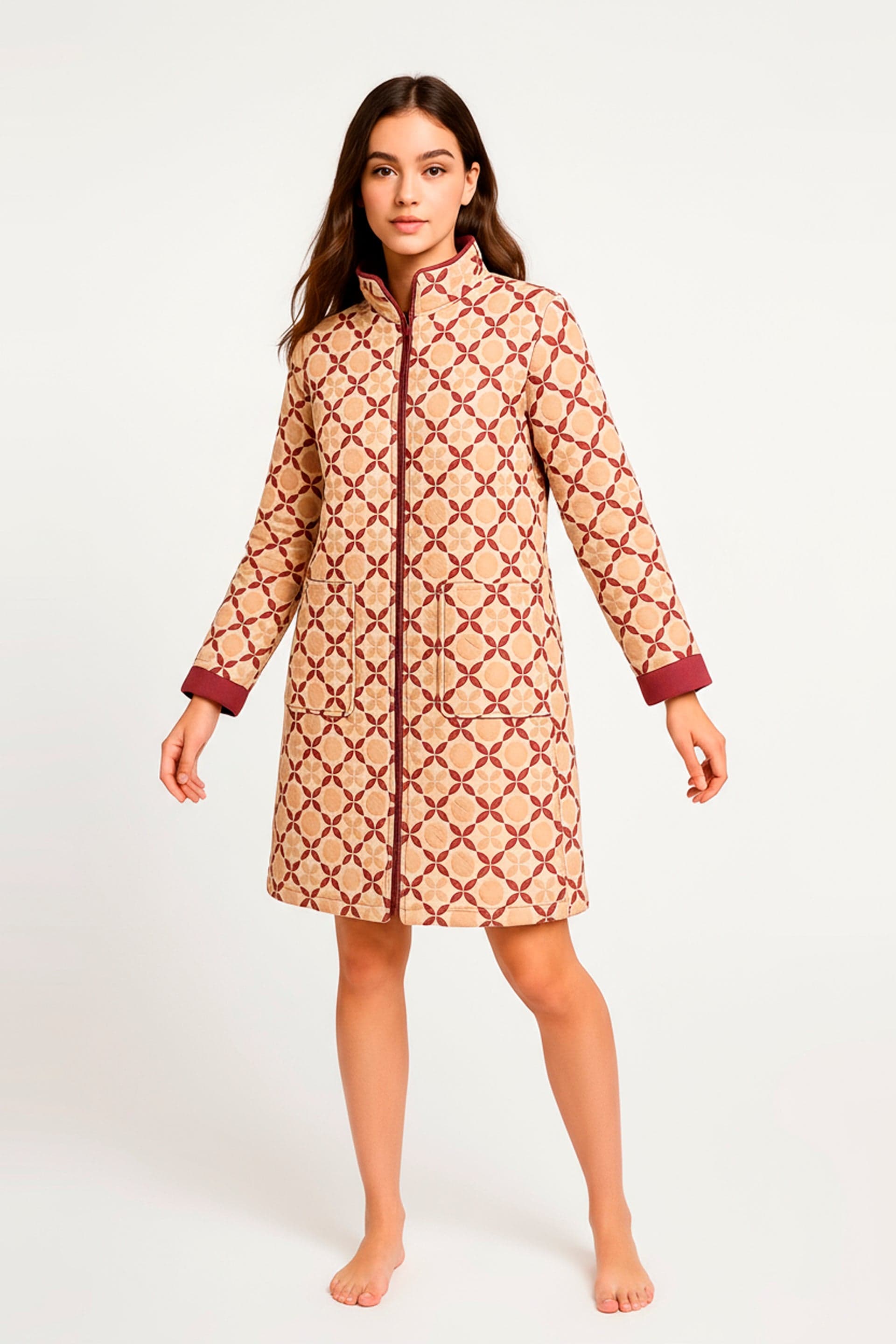Vestaglia Ragazza Flannel C/Zip Lola