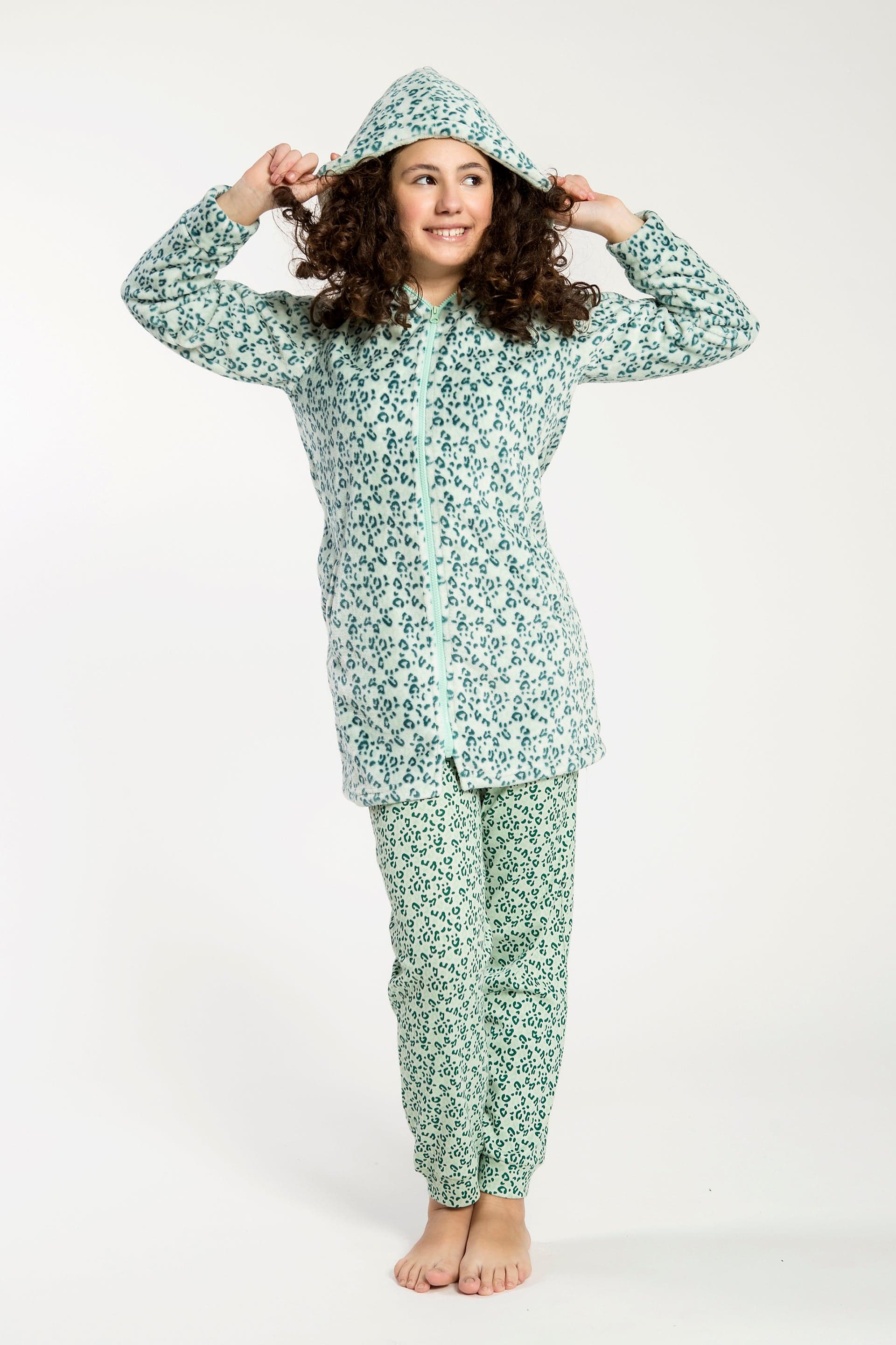 Vestaglia Ragazza Flannel C/Zip Soledad