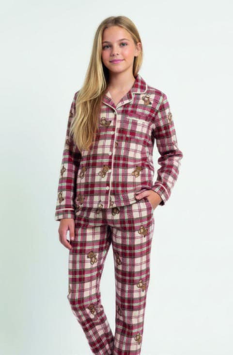 Kids Pyjamas Interlock Open line Grew