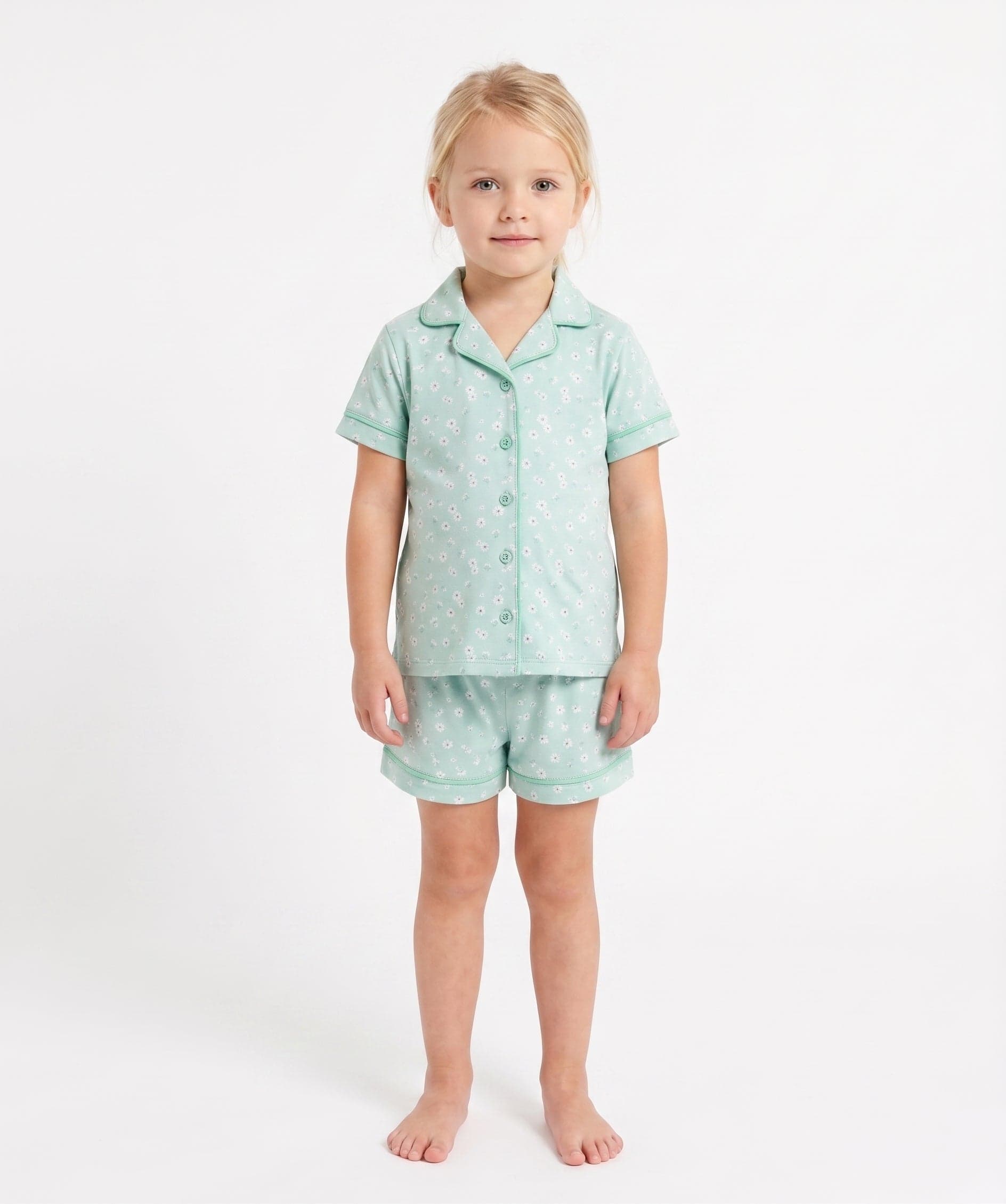 Pigiama bambina manica corta aperto ANAIS — Giada