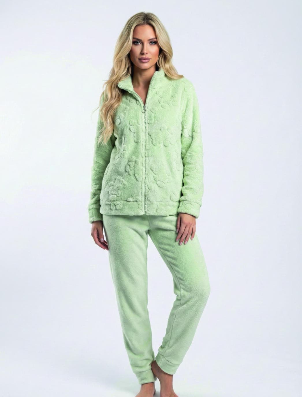 Pigiama con zip donna Sherpa linea Mohair