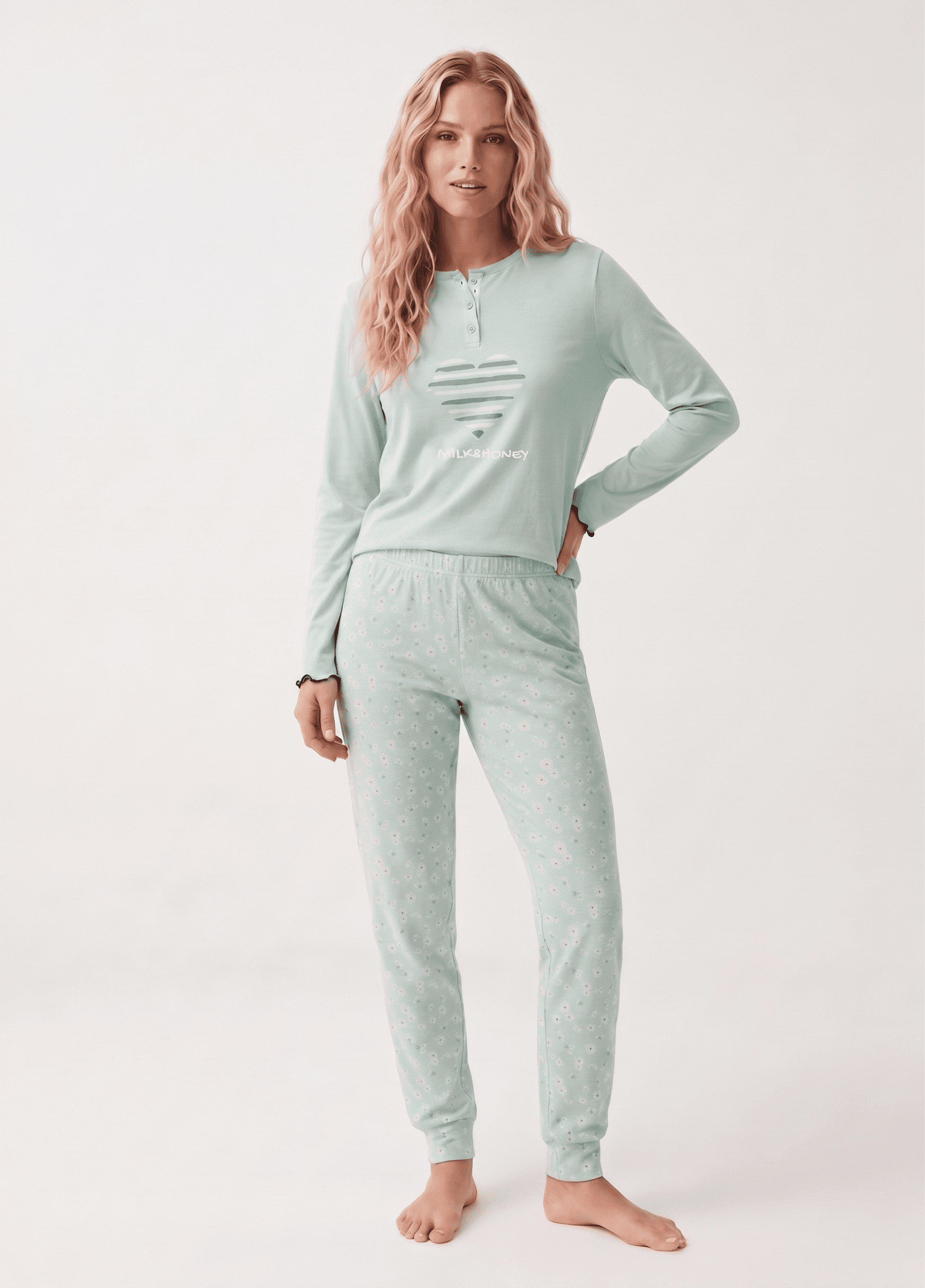 Pigiama donna manica lunga ANAIS — Giada