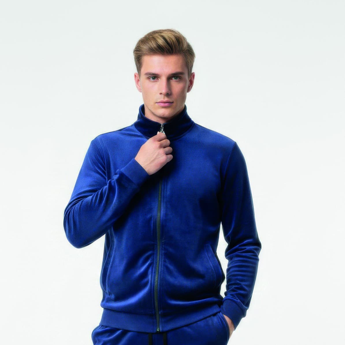 Tuta con zip uomo velvet linea Humble