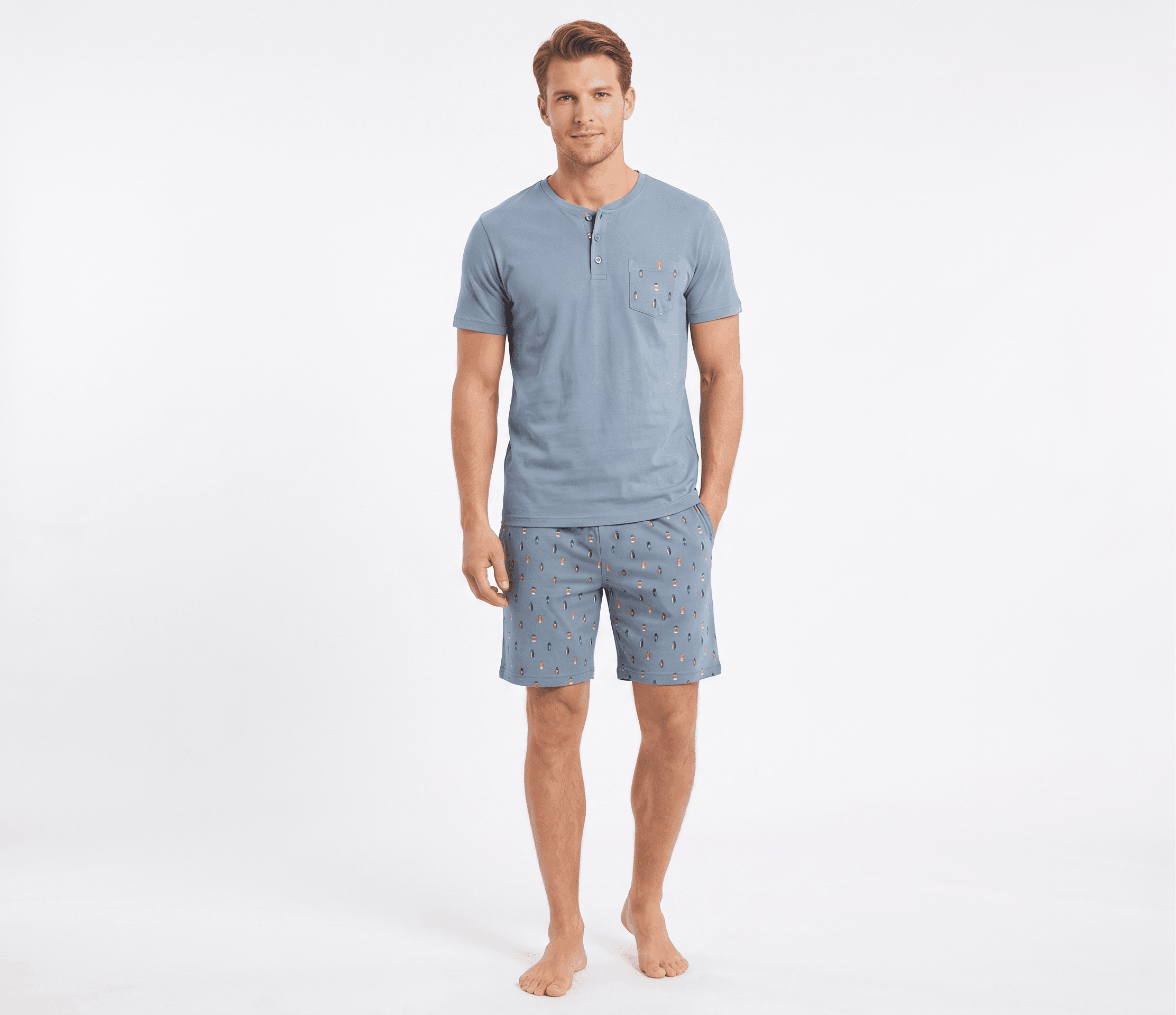 Pigiama uomo set 3 pezzi AMIR — Avio