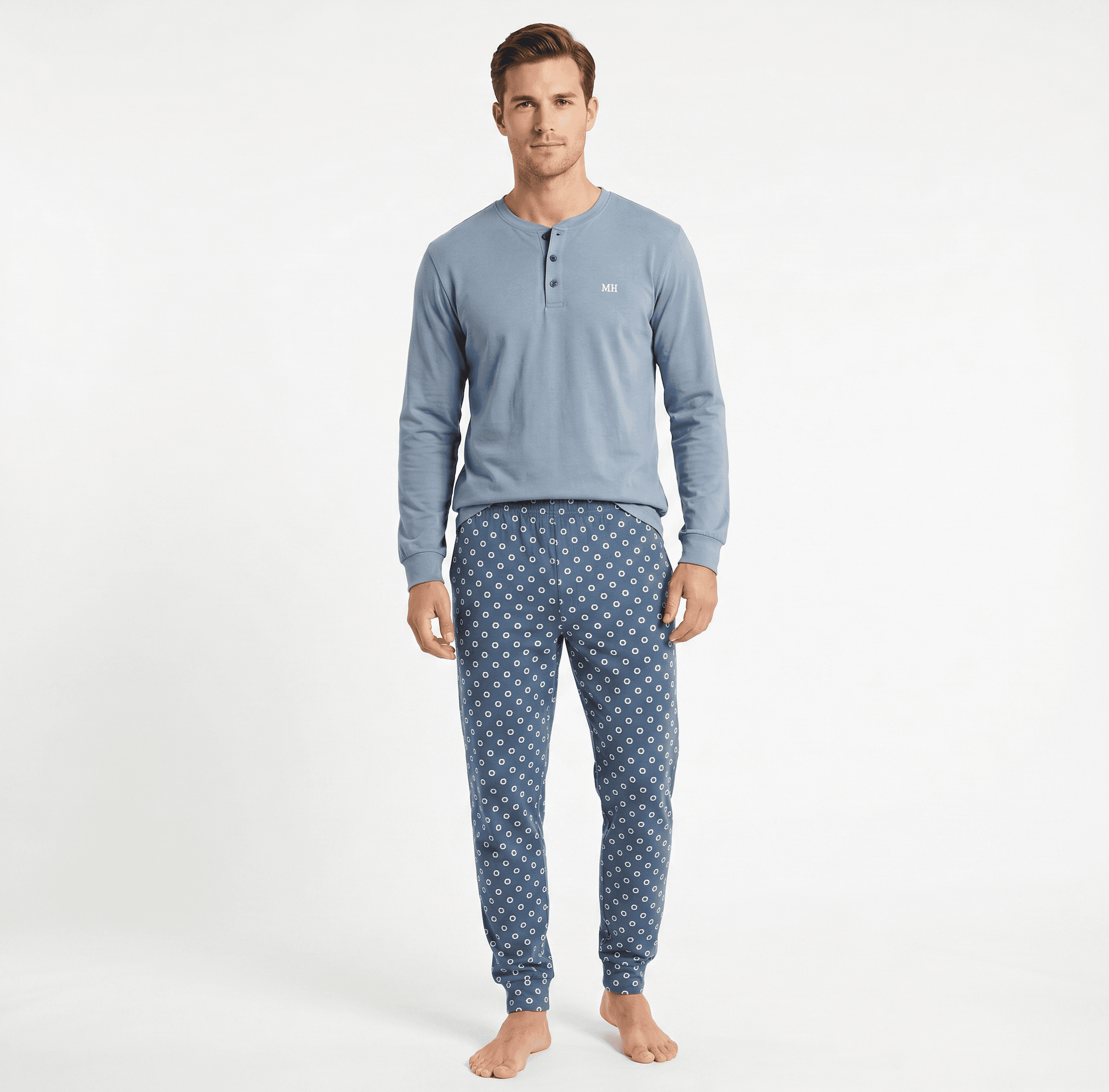 Pigiama uomo manica lunga EDWARD — Avio