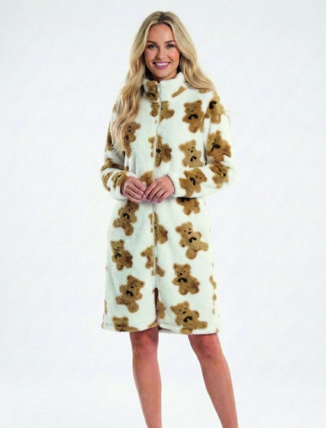 Vestaglia con zip donna Sherpa linea Winnie
